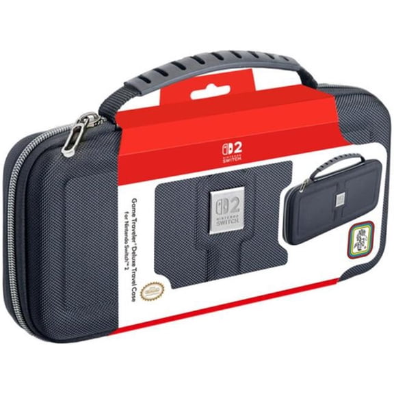 RDS 663293113163 Game Traveler Deluxe Premium Travel Case for Nintendo Switch, Black