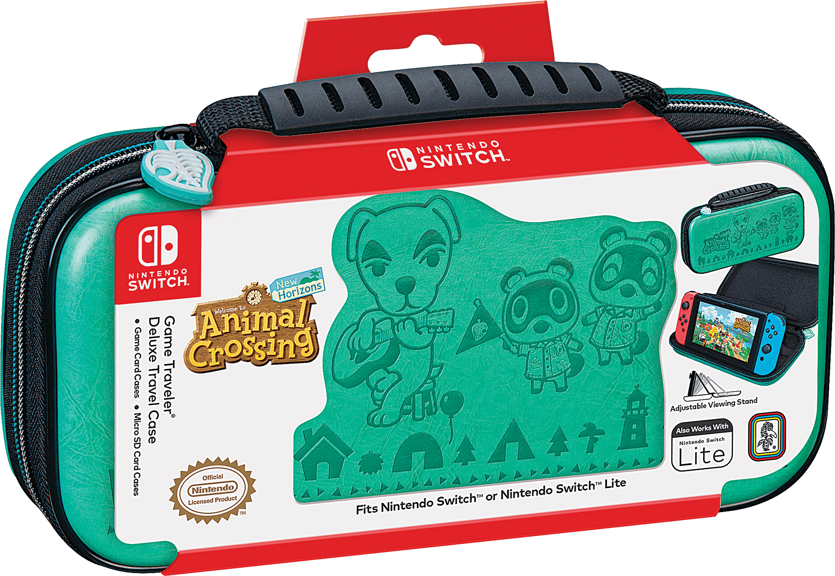 RDS - Animal Crossing - New Horizon Nintendo Switch Game Traveler Deluxe  Video Game Carrying Case 