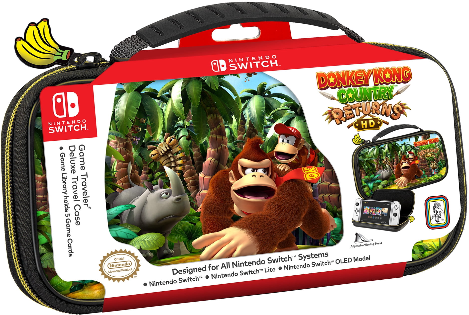 RDS, Game Traveler Deluxe Travel Case, for Nintendo Switch Systems