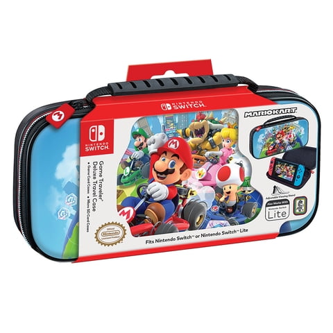 RDS Industries - MarioKart Edition,Nintendo Switch,Game Traveler Deluxe,Video Game Travel Case