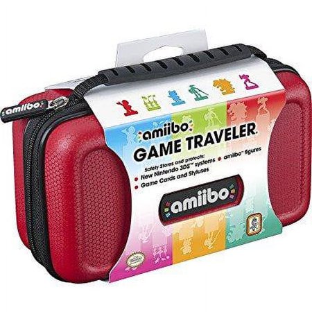 RDS Industries, Nintendo Amiibo Game Traveler Carrying Case - Red