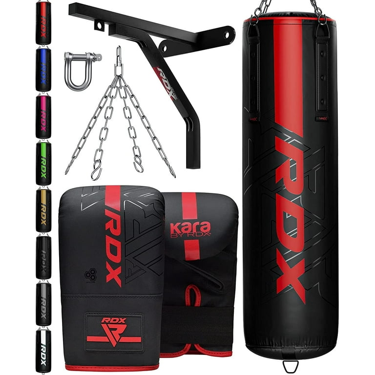 Rdx Punching Bag Set RDX 4PC Punching Bag Anti Swing Heavy Filled