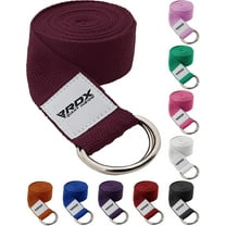 RDX 8ft Yoga Strap with D-Ring Buckle, Durable Polyester Cotton Adjustable Belts for Stretching, BD