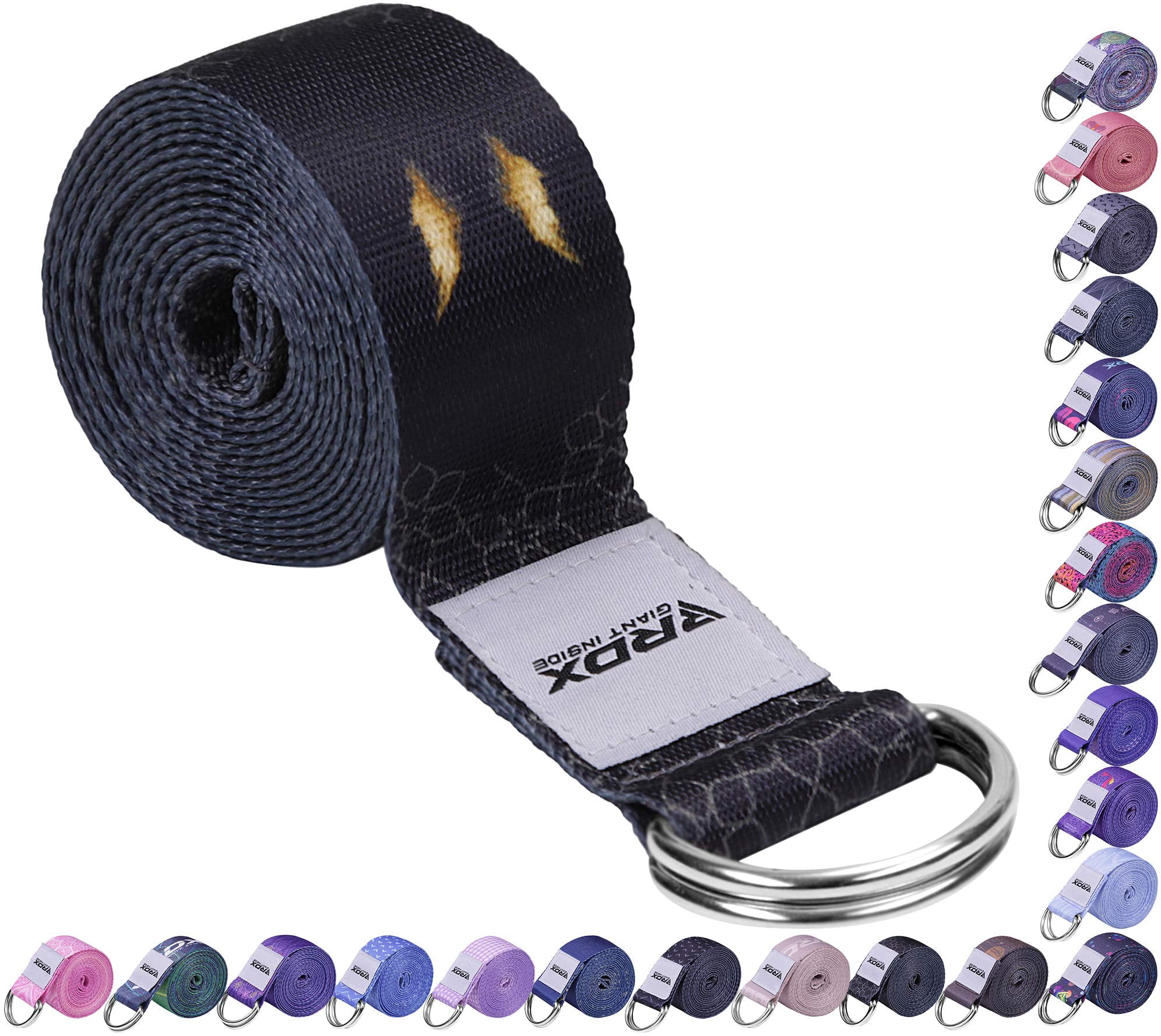 RDX F18 D-Ring Steel Buckle Cotton Yoga Strap – RDX Sports