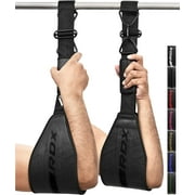 RDX Ab Straps, N-TearX Maya Hide Leather, 6mm Neoprene Padding, Abdominal Trainers