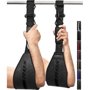 RDX Ab Straps, N-TearX Maya Hide Leather, 6mm Neoprene Padding, Abdominal Trainers