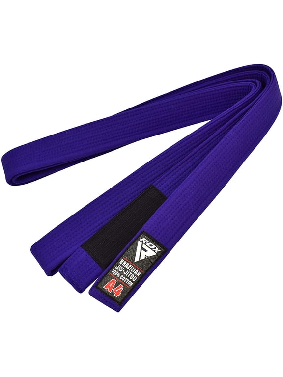 RDX All Season Brazilian Jiu-Jitsu Belt (Blue, A0), Cotton, Regular, Unisex