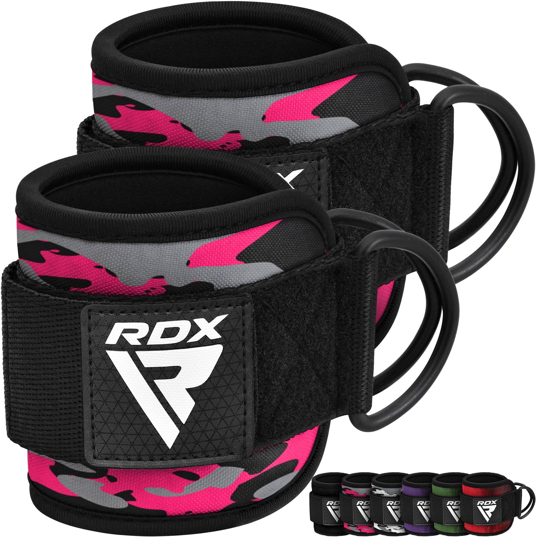 Leg Extension Ankle Straps by RDX, Gym Straps, Leg Press Machine