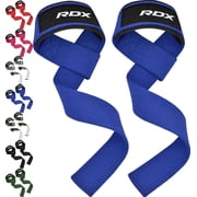 RDX Weight Lifting Straps Deadlifting Powerlifting, 5MM Neoprene Wrist Support, Anti Slip 60CM Hand Bar Grip, Heavy Duty Bodybuilding Weightlifting Workout, Soft Cotton, Strength Training Gym Fitness