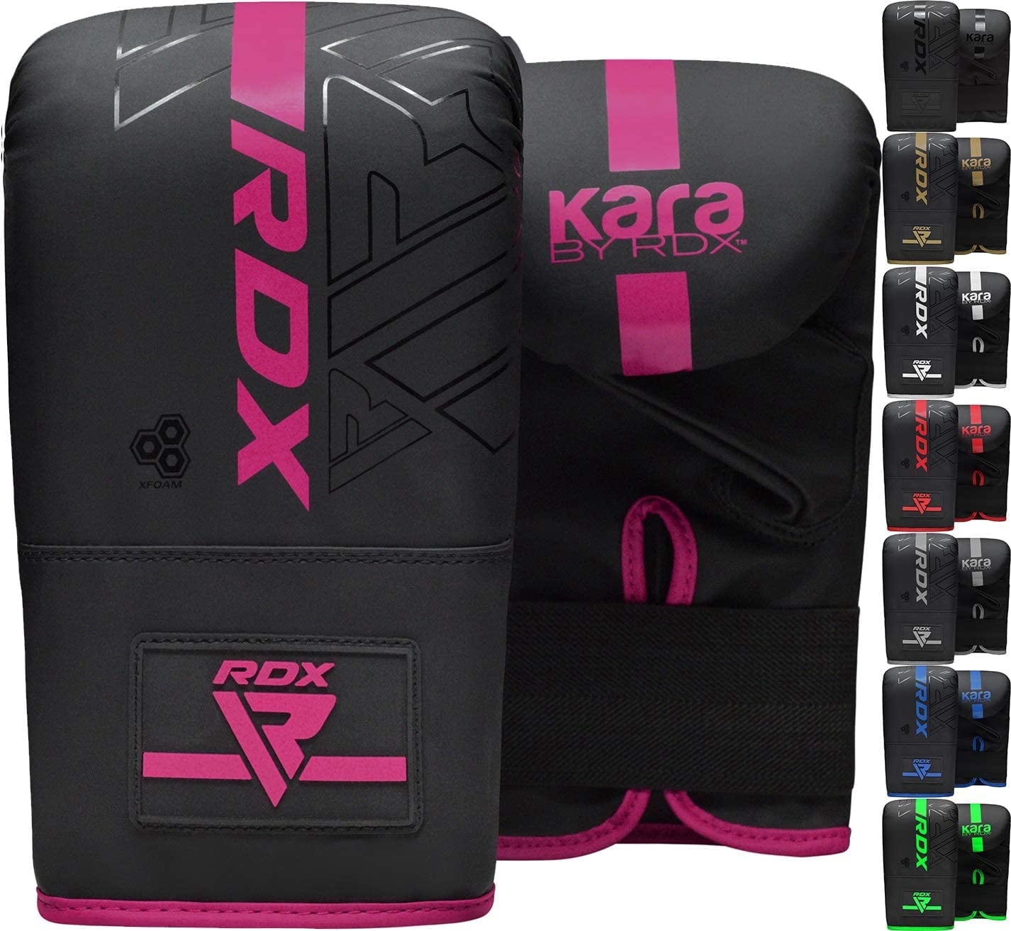 RDX Boxing Gloves for Men Women – Heavy Bag Training Gloves for MMA, Kickboxing, Muay Thai – Kara Leather Punch Mitts, Focus Pads, Sparring Gloves, Mens Boxing Gloves, Adult Sports Boxing Gloves