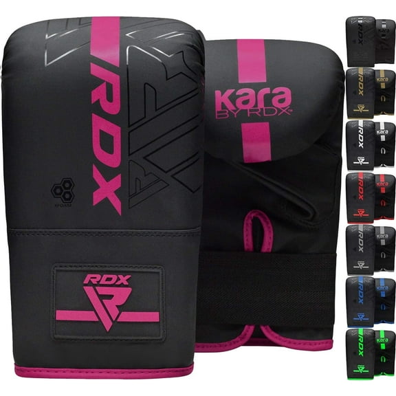 RDX Boxing Gloves for Men Women – Heavy Bag Training Gloves for MMA, Kickboxing, Muay Thai – Kara Leather Punch Mitts, Focus Pads, Sparring Gloves, Mens Boxing Gloves, Adult Sports Boxing Gloves