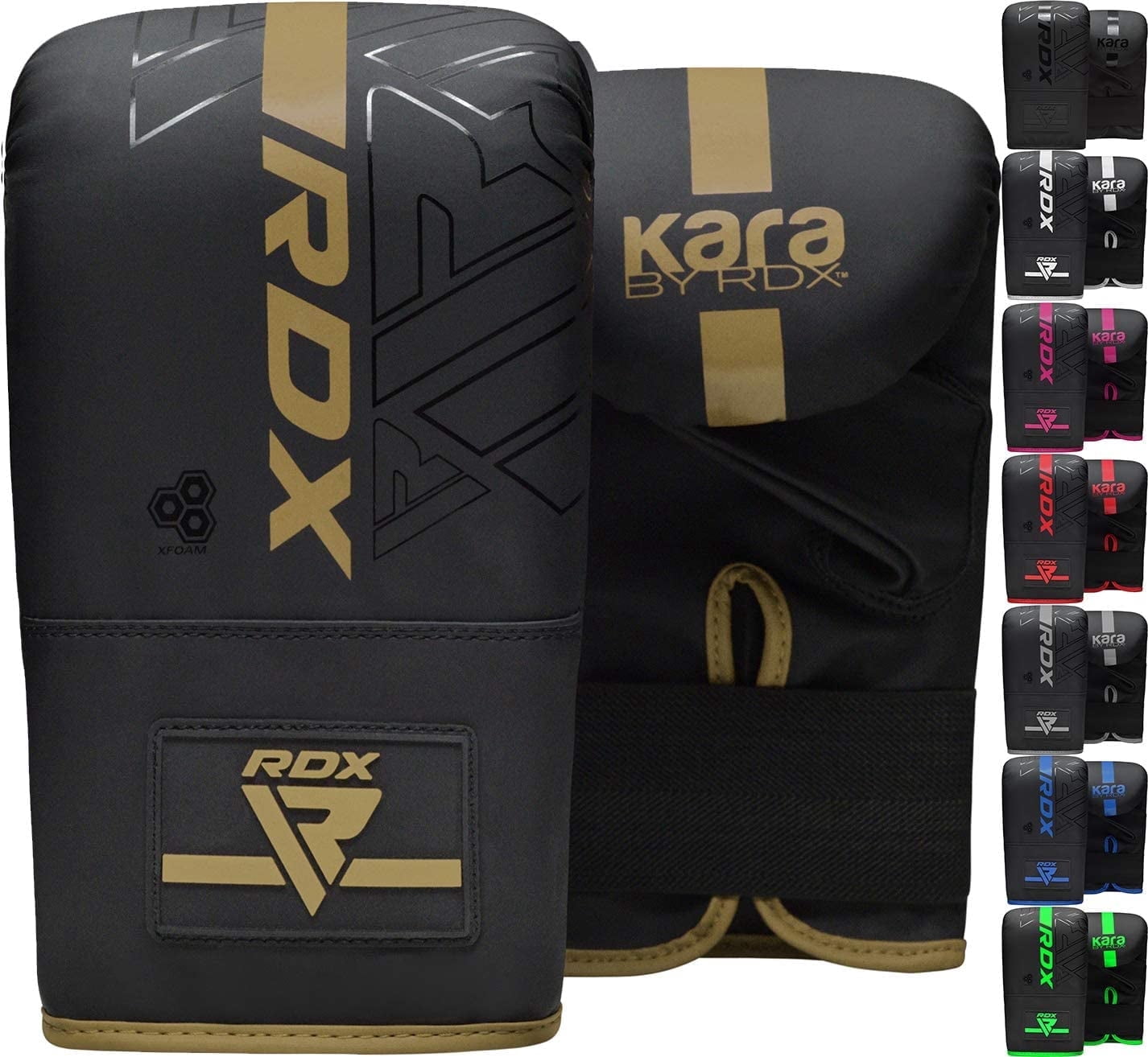 RDX Boxing Gloves for Men Women – Heavy Bag Training Gloves for MMA, Kickboxing, Muay Thai – Kara Leather Punch Mitts, Focus Pads, Sparring Gloves, Mens Boxing Gloves, Adult Sports Boxing Gloves