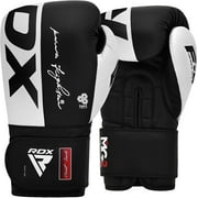RDX Boxing Gloves for Men Women Maya Hide Leather Sparring Punching Gloves, Training Mitt, Advanced TAKKA Closure Perfect for MMA, Muay Thai Gloves