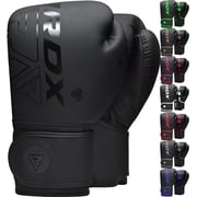 RDX Boxing Gloves for Men & Women | Pro Training Sparring Gloves, Maya Hide Leather Muay Thai | MMA Kickboxing, Unisex Punching Gloves with Thick Padding for Boxing 8 10 12 14 16 18 Oz