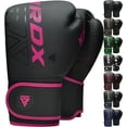 thumbnail image 1 of RDX Boxing Gloves for Men & Women | Pro Training Sparring Gloves, Maya Hide Leather Muay Thai | MMA Kickboxing, Unisex Punching Gloves with Thick Padding for Boxing 8 10 12 14 16 18 Oz, 1 of 10