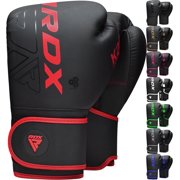 RDX Boxing Gloves for Men & Women | Pro Training Sparring Gloves, Maya Hide Leather Muay Thai | MMA Kickboxing, Unisex Punching Gloves with Thick Padding for Boxing 8 10 12 14 16 18 Oz