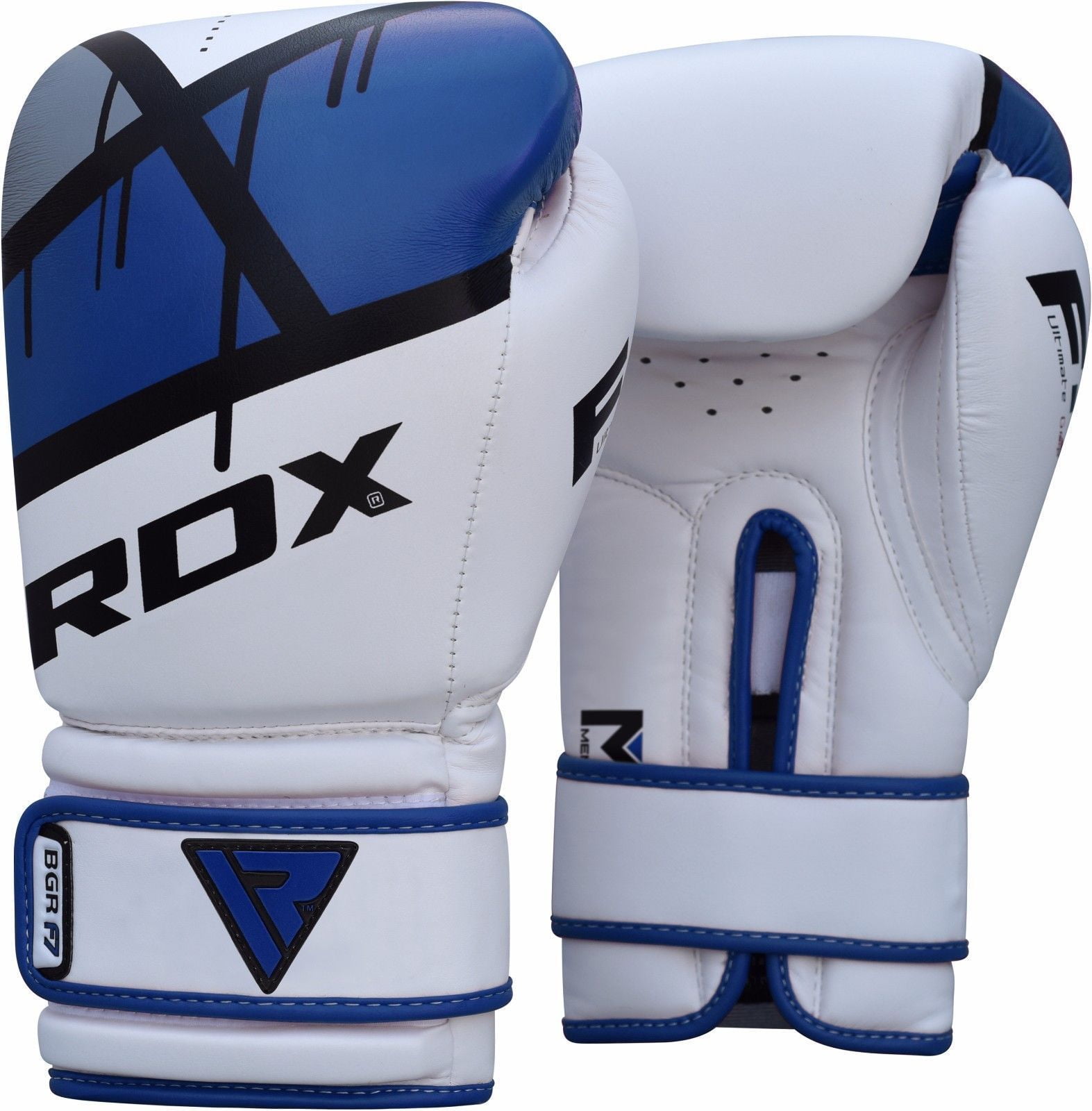RDX MMA Guanti Grappling Sparring Allenamento, Maya Hide Pelle, KARA Precurvato Imbottitura Guantoni, Gabbia Gloves Per Kickboxing Arti Marziali Muay Thai Sacco Boxe Combattimento Uomo Donna - 13
