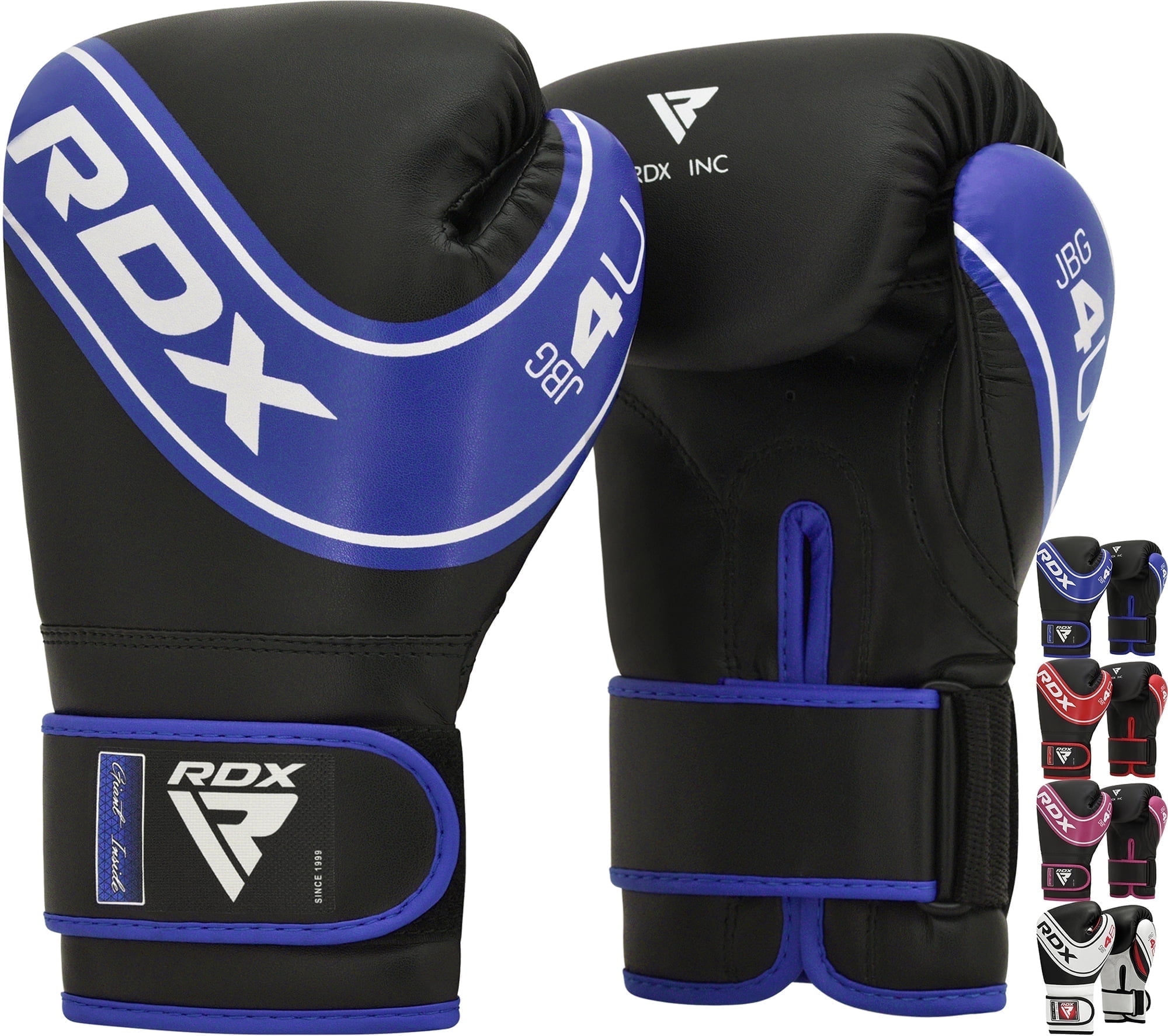 RDX Boxing Gloves for Kids, Maya Hide Leather Junior Champions Punching Training Gloves for Boxing, MMA, Muay Thai Gloves with Ventilated Palm