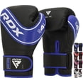 thumbnail image 1 of RDX Boxing Gloves for Kids, Maya Hide Leather Junior Champions Punching Training Gloves for Boxing, MMA, Muay Thai Gloves with Ventilated Palm, 1 of 9