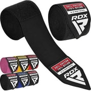 RDX Boxing Hand Wraps 180" | Boxing Wraps with Thumb Loop & Wrist Support for Punching Bag & Speed Ball Training | Elasticated Hand Wraps for Boxing, MMA, Muay Thai, Kickboxing |