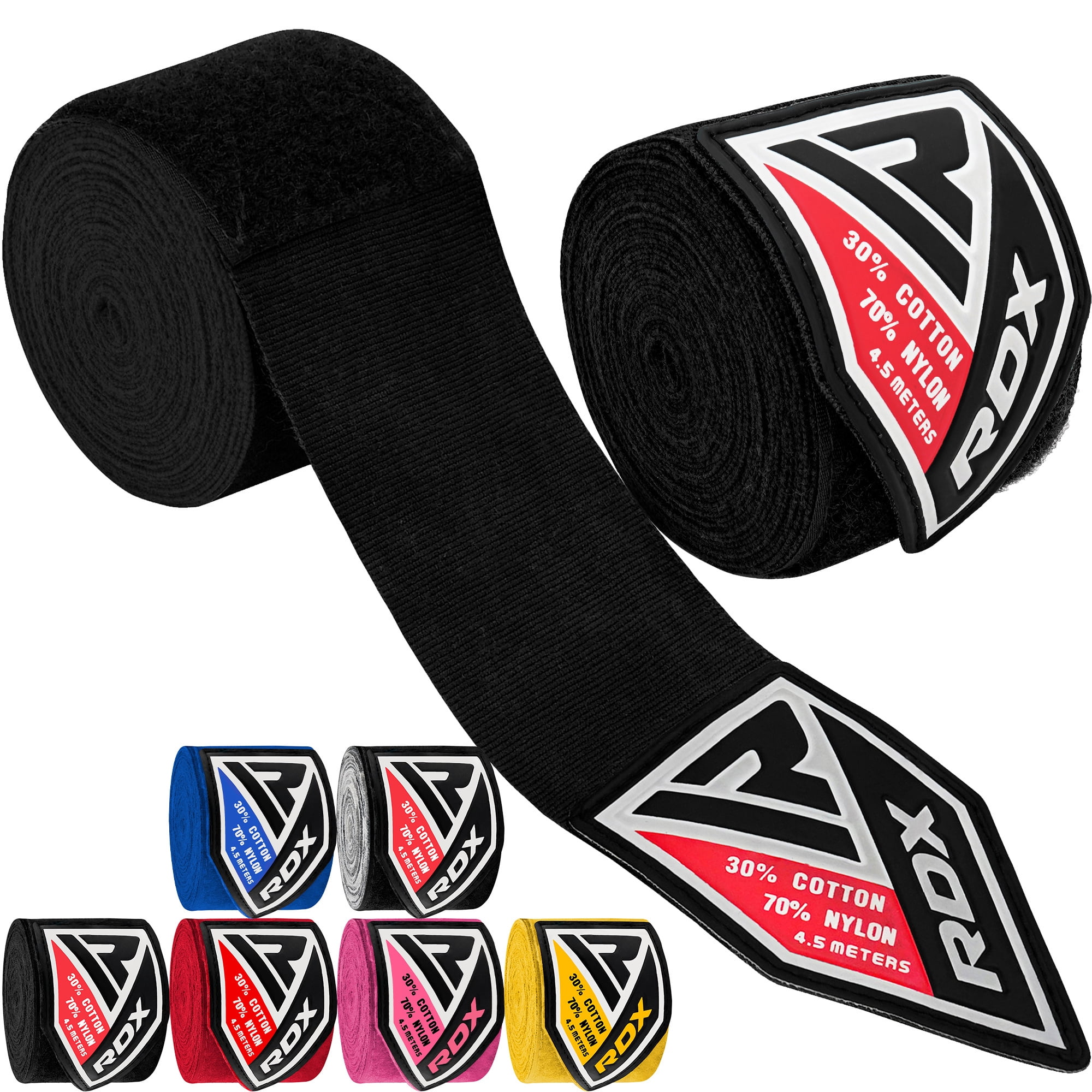 RDX Boxing Hand Wraps Inner Gloves, 4.5 Meter 180 Inches Elasticated