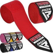 RDX Boxing Hand Wraps 180" | Boxing Wraps with Thumb Loop & Wrist Support for Punching Bag & Speed Ball Training | Elasticated Hand Wraps for Boxing, MMA, Muay Thai, Kickboxing