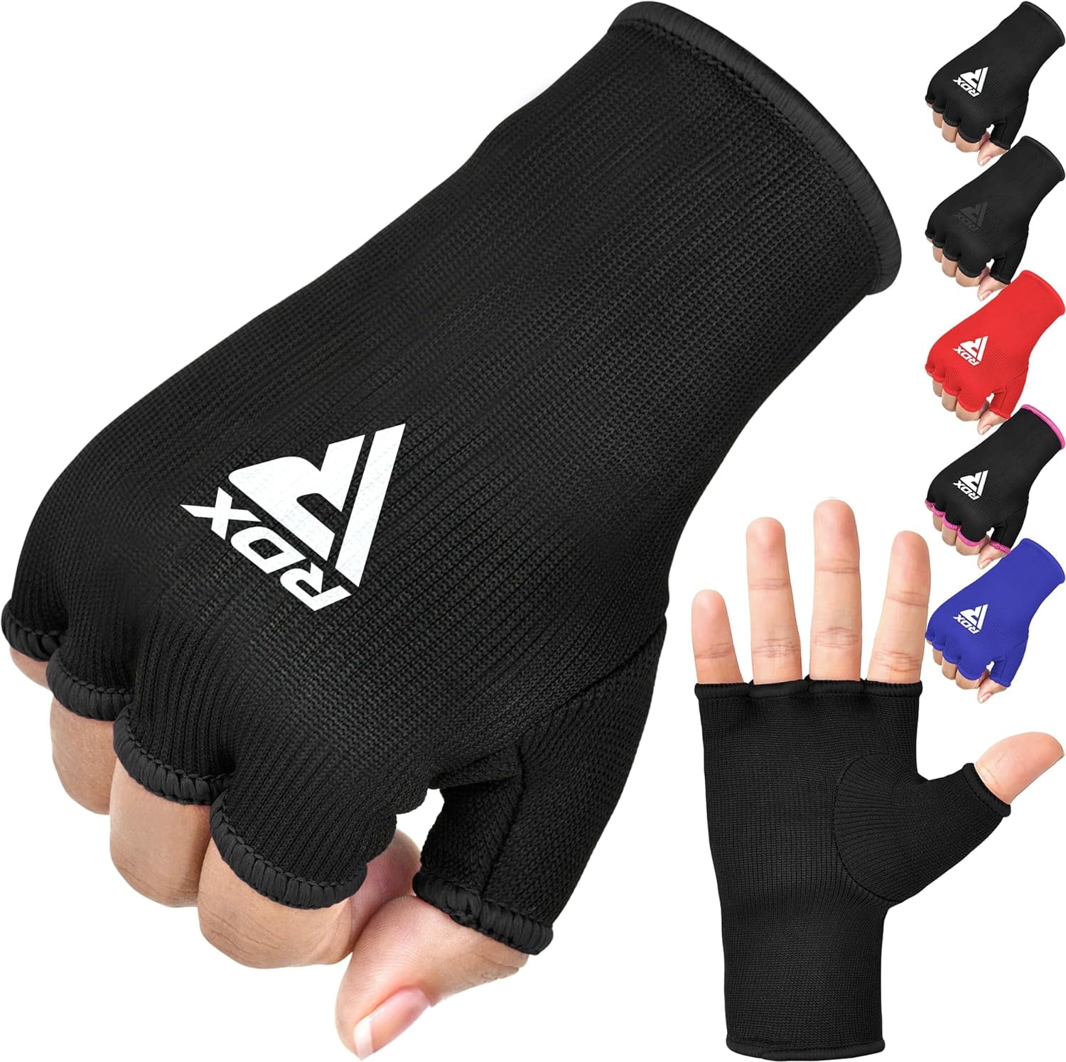 RDX Boxing Hand Wraps Inner Gloves for Punching - Half Finger ...