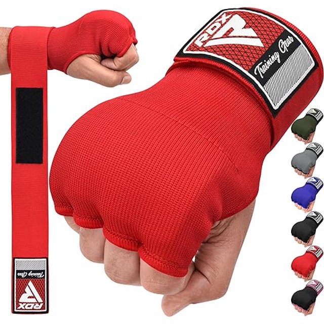 RDX Boxing Hand Wraps Inner Gloves Quick 75cm Long Wrist Straps Padded