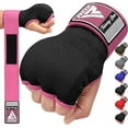 thumbnail image 1 of RDX Gel Boxing Hand Wraps Inner Gloves Men Women, Quick 100cm Long Wrist Straps, Elasticated Padded Fist Under Mitts Protection, Muay Thai MMA Kickboxing Martial Arts, 1 of 6