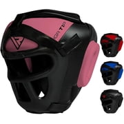 RDX-Boxing-Headgear-MMA-Muay-Thai-Removable-Face-Grill-Pink-XL