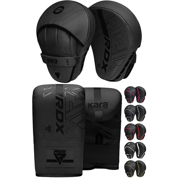 RDX Boxing Strike Pad Set, Black/Red, 2 Piece