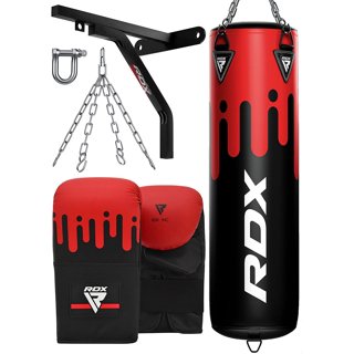  PROLAST Colored Trim/Strap Heavy Bag for Punching and  Kicking-5 FT 100 LB Punching Bag Great for Boxing, MMA and Muay Thai.  (Blue) : Sports & Outdoors