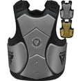 thumbnail image 1 of RDX Chest Guard Boxing MMA Training, Maya Hide Leather MARK Pro TRI-LIRA Padded Adjustable Body Protector, Muay Thai Martial Arts Sparring Coaching Rib Shield Armour, Kickboxing Taekwondo BJJ karate, 1 of 6
