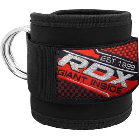 RDX Fitness Ankle Strap Cable Machine Steel Double D Ring Ankle Cuff