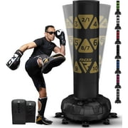 حقيبة لكم قائمة بذاتها RDX مع قفازات ، 6FT XXL مجموعة حقائب رونين المستهدفة للخدمة الشاقة ، ذهبية
