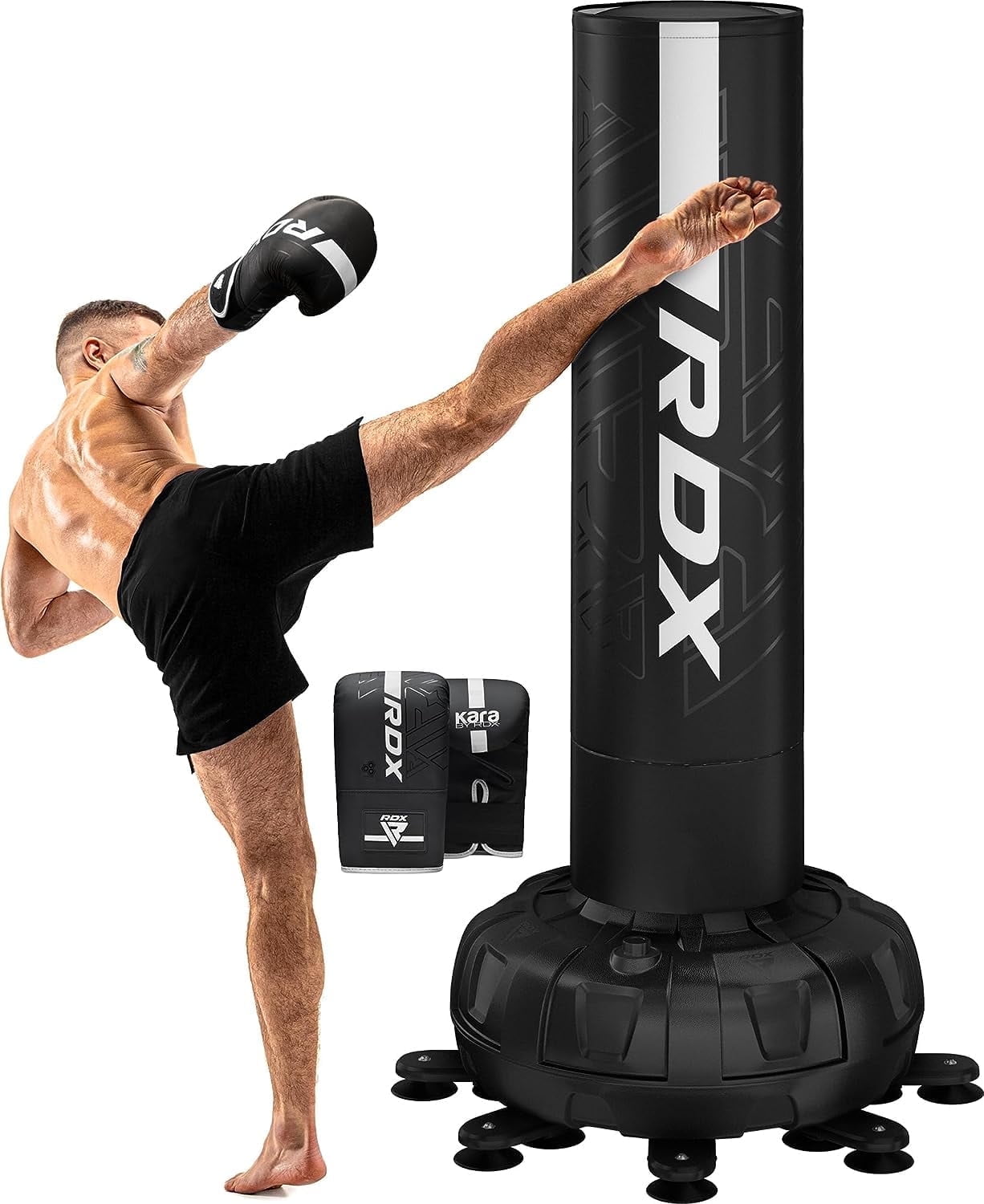 RDX 6ft XXL Punching Bag with Gloves Heavy Duty Kick Training for Boxing MMA Muay Thai Karate Gym Home Fitness Walmart