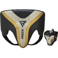 thumbnail image 1 of RDX Groin Guard for Boxing, Muay Thai, Kickboxing and MMA Fighting, Maya Hide Leather Abdo Gear for Martial Arts, Men Jockstrap Abdominal Protector for Grappling, BJJ, Sparring and Taekwondo, 1 of 8