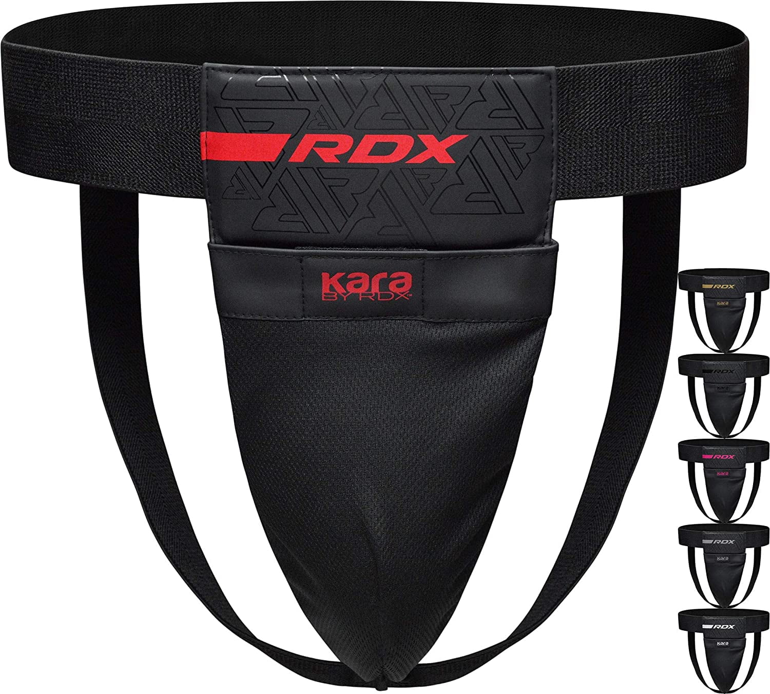 RDX Leather MMA Shinguards Noir-Blanc