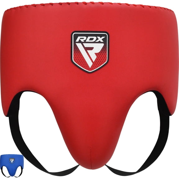 RDX Groin Protector for Boxing, Kickboxing and Martial Arts, APEX Series Maya hide Super Skin Leather Abdominal Guard Cage Fighting, Abdo Gear Jockstrap for MMA, Sparring, Taekwondo, Grappling.