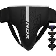 RDX Groin Protector for Boxing, Muay Thai, Kickboxing and MMA Fighting, Maya Hide Leather Abdo Gear for Martial Arts Training, Men Jockstrap Abdominal Guard for Sparring, Taekwondo and Grappling