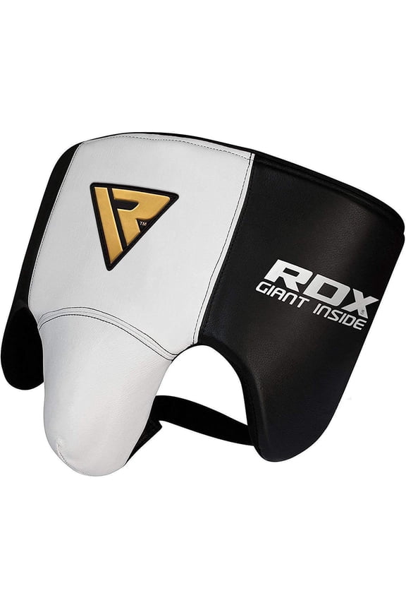 Groin Protector for Boxing, Muay Thai, MMA Fighting and Kickboxing, Cowhide Leather Abdo Gear for Martial Arts Training, SATRA Approved Jockstrap Abdominal Guard for Sparring and Taekwondo