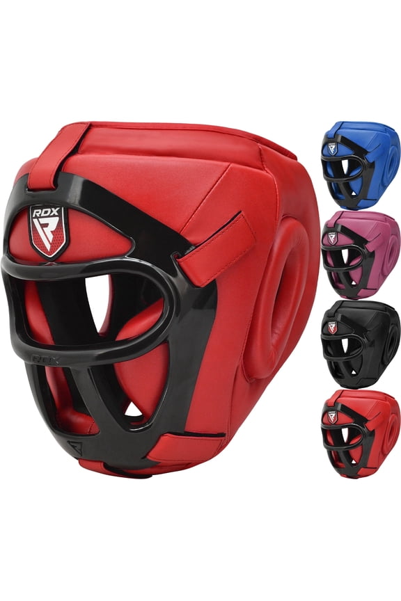 Headgear for Boxing, MMA Training, Head Guard with Removable Face Grill, Cheeks, Ear, Mouth Protection, Helmet for Muay Thai, Grappling, Sparring, Kickboxing, Karate, Taekwondo, Martial Arts