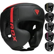 RDX Headgear for Boxing, MMA Training, Adjustable Padded KARA Head Gear for Cheeks, Forehead and Ear Protection, Muay Thai Headgear, Kickboxing,