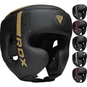 RDX Headgear for Boxing, MMA Training, Adjustable Padded KARA Head Gear for Kickboxing, Sparring, Martial Arts