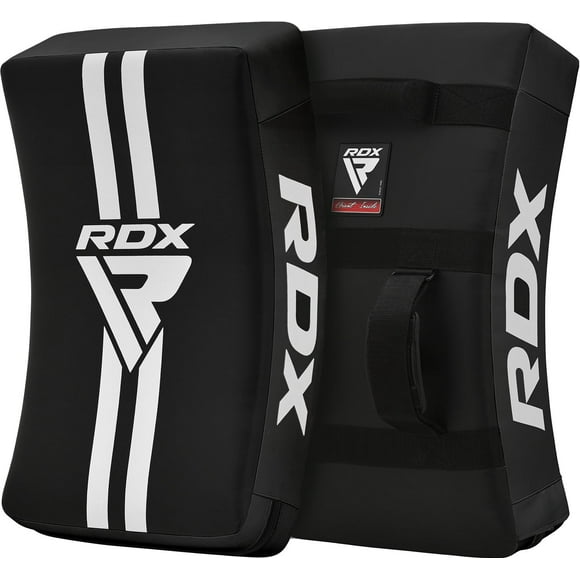 RDX Kick Shield Muay Thai Kickboxing, 60CM Large Heavy Curved Kicking Striking Body Pad, Punching Foot Target MMA Boxing Training, 3 Padded Handles, Martial Arts Karate TKD Taekwondo (ONE PAD ONLY)