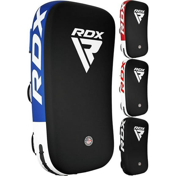 RDX Kick Shield for Kickboxing, Strike pad, Kicking pad, Strike Shield, Muay Thai Boxing, MMA Training Blue (One Pad Only)