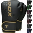 thumbnail image 1 of RDX Boxing Gloves for Men & Women | Pro Training Sparring Gloves, Maya Hide Leather Muay Thai | MMA Kickboxing, Unisex Punching Gloves with Thick Padding for Boxing 8 10 12 14 16 18 Oz, 1 of 10