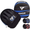 thumbnail image 1 of RDX Kids Focus Boxing Punch Mitts, Punching target, Punching pad Leather Curved Hook and Jab Target Hand Pads, Coaching Strike Shield for MMA, Blue, 1 of 8