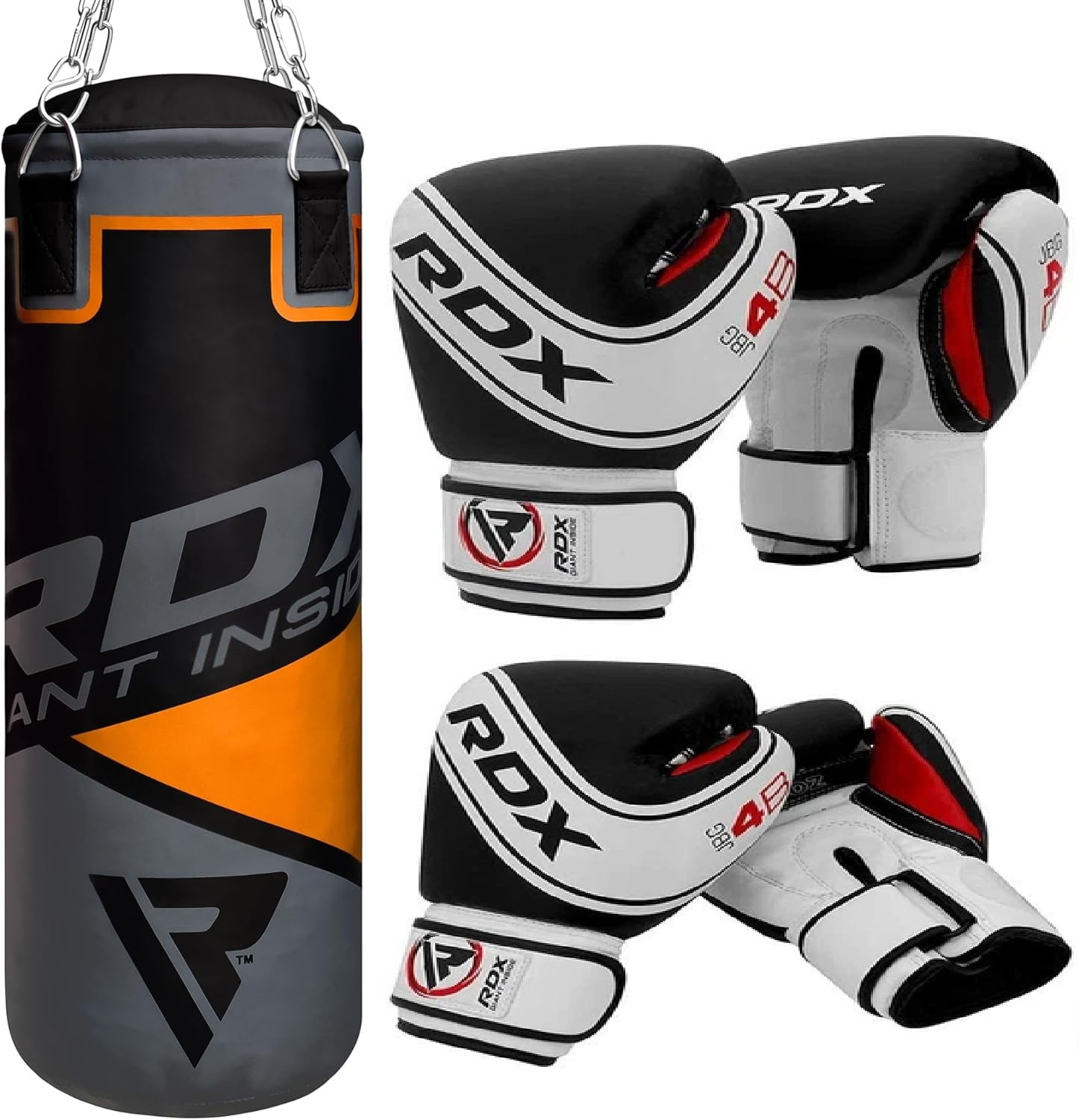 RDX Kids Punching Bag Youth Punch Boxing Mitts Junior Gloves Unfilled Blue Red Green Orange Color