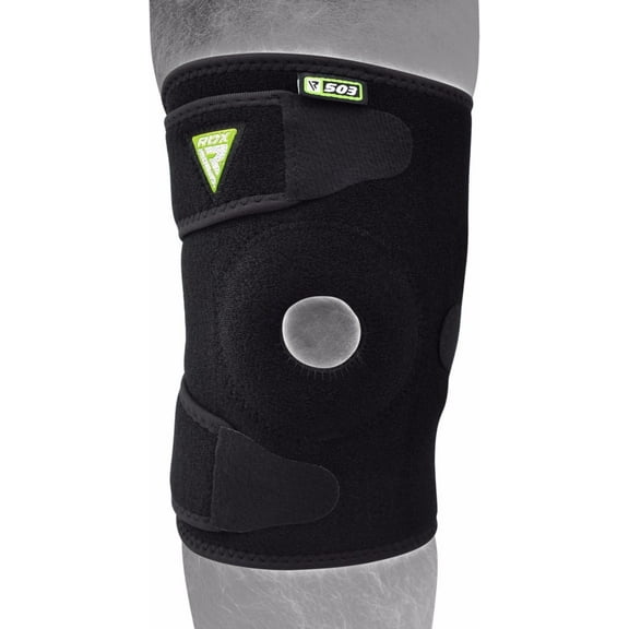 RDX Knee Brace Protector Strap Muscle Support Sleeve Bandage Training Black